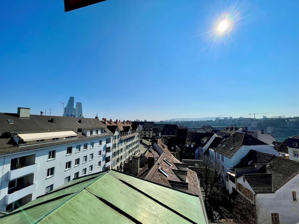 Aussicht über Basel! Moderne 2.5-Zimmer-Maisonette-Dachwohnung 80m2 – photo 5 sur 13