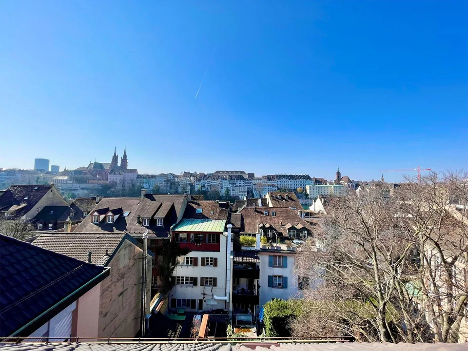 Aussicht über Basel! Moderne 2.5-Zimmer-Maisonette-Dachwohnung 80m2 – photo 2 sur 13