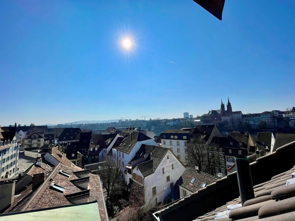 Aussicht über Basel! Moderne 2.5-Zimmer-Maisonette-Dachwohnung 80m2 – photo 4 sur 13
