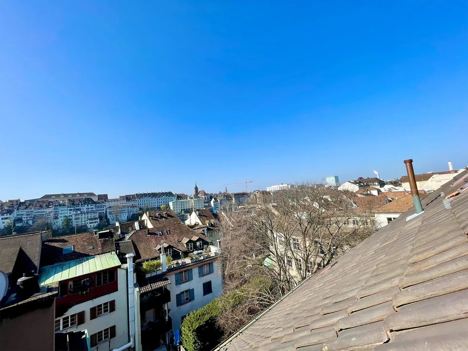 Aussicht über Basel! Moderne 2.5-Zimmer-Maisonette-Dachwohnung 80m2 – photo 3 sur 13