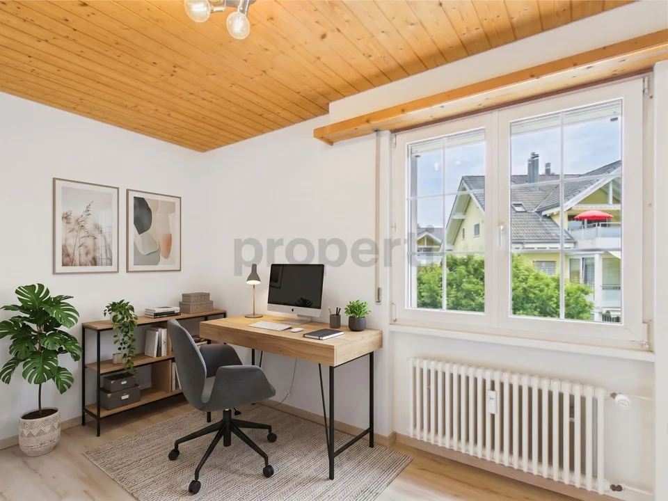 Bright 3-room apartment with dream bathroom, balcony & garage box – photo 5 of 9