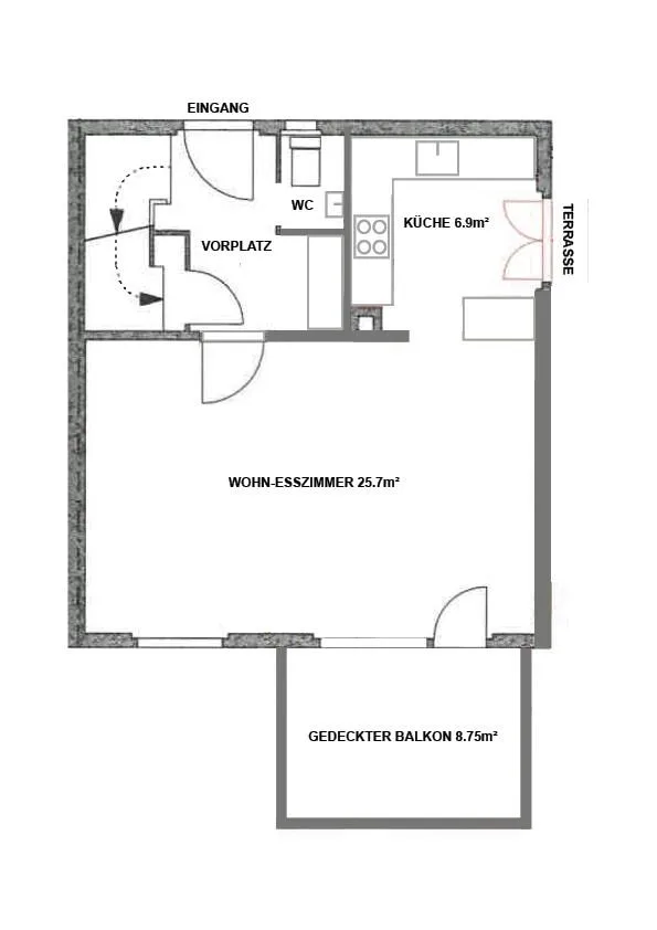 CHARMANTE DOPPELHAUSHÄLFTE MIT SONNENBALKON UND KLEINEM GARTEN – Foto 21 von 27