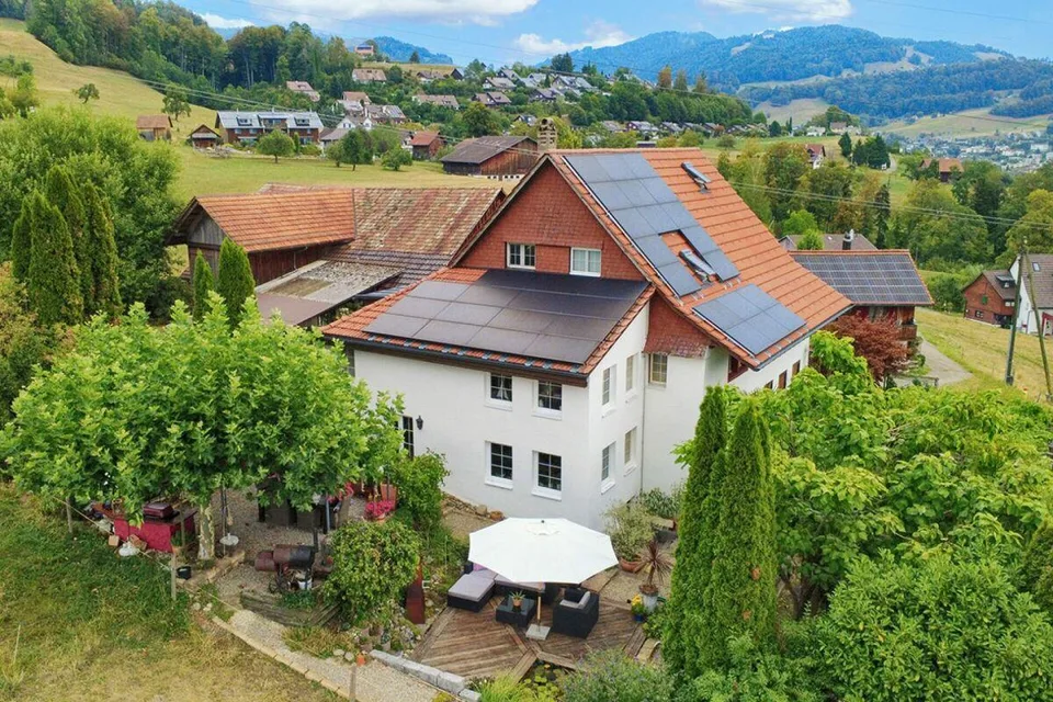 5,5 pièces de maison de ferme au-dessus du brouillard avec une vue loin – photo 16 sur 21