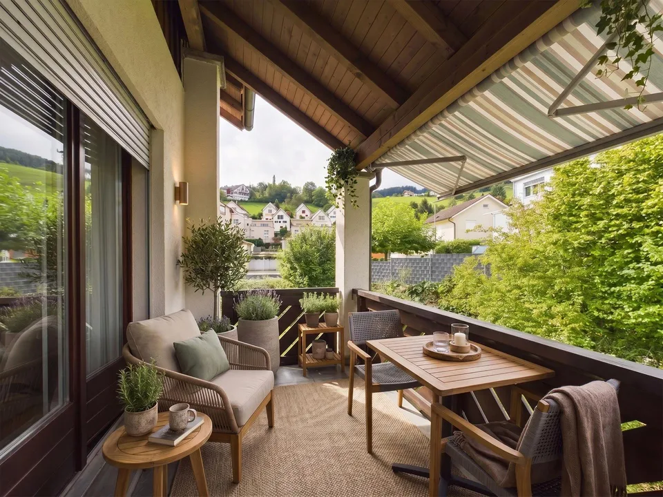 Lichtdurchflutete 143 m² Maisonette mit Seesicht, Kamin & grossen H... – Foto 13 von 14