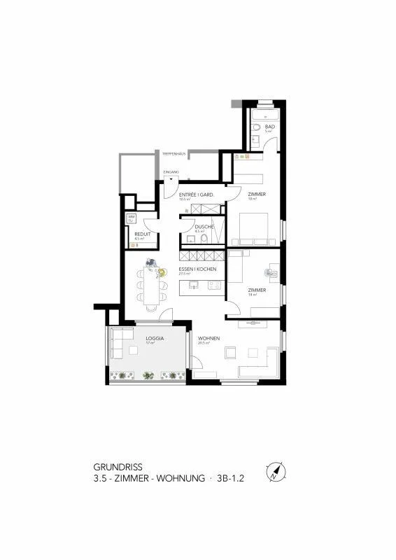Dreamy 3.5-room apartment with Rigi view in the first occupancy – photo 9 of 10