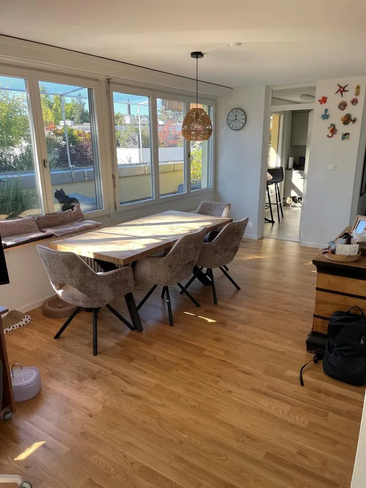 Schöne helle Wohnung mit ca. 100m2 grosser Terrasse – Foto 2 von 6