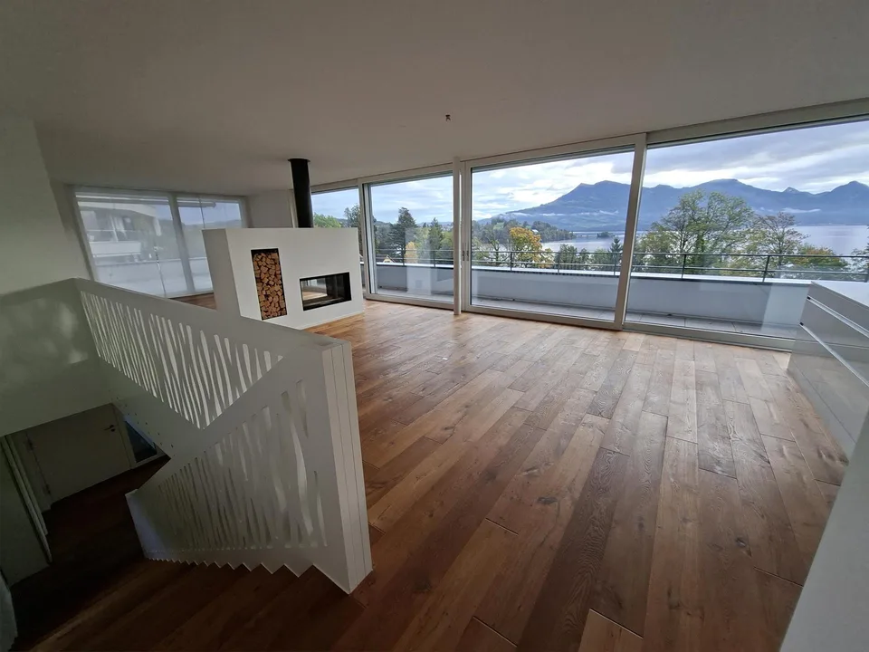 Exclusives modernes Wohnen mit See- und Bergsicht in St. Niklausen – Foto 5 von 19