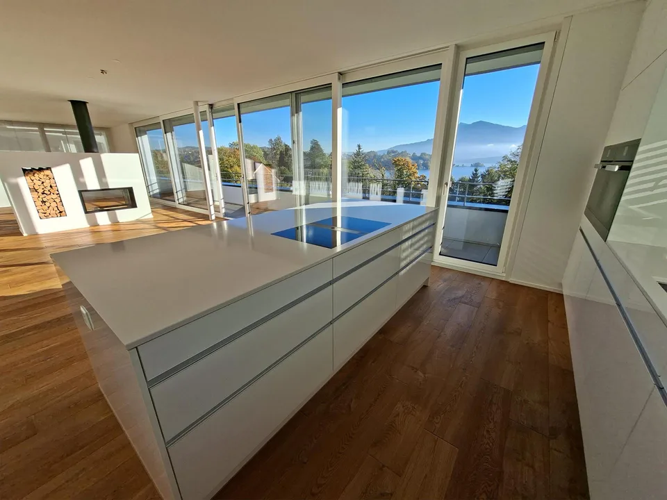 Exclusives modernes Wohnen mit See- und Bergsicht in St. Niklausen – Foto 7 von 19
