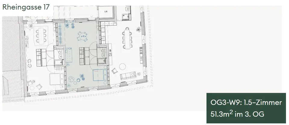 Neubauwohnung an der Rheingasse 17 in Basel zu vermieten – Foto 4 von 11