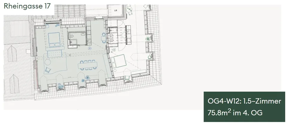 Neubauwohnung an der Rheingasse 17 in Basel zu vermieten – Foto 4 von 12