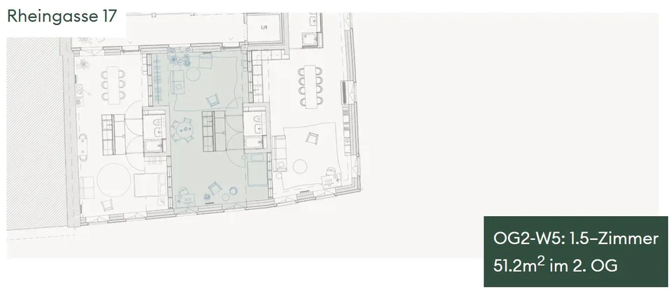Neubauwohnung an der Rheingasse 17 in Basel zu vermieten – Foto 4 von 11