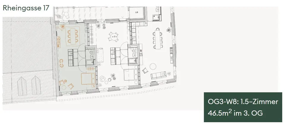 Neubauwohnung an der Rheingasse 17 in Basel zu vermieten – Foto 4 von 11
