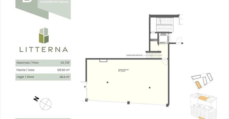 Letzte verfügbare Fläche: 106,5 m² ? vielseitig nutzbar und ideal gele – Foto 11 von 11