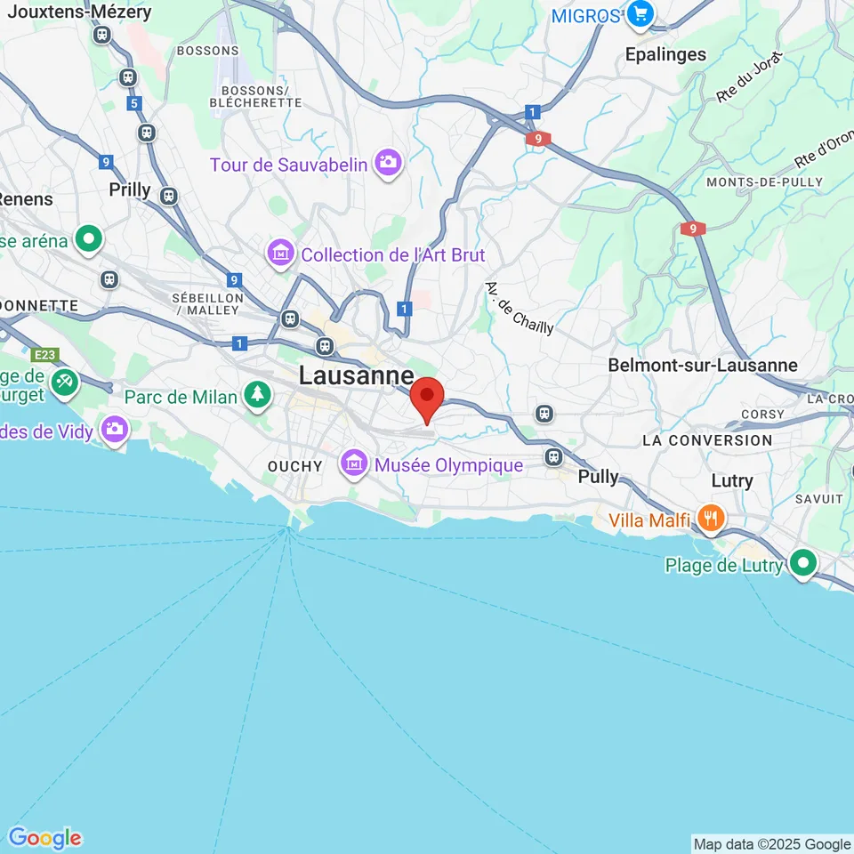 Posizione ottimale - Ufficio di 37 m2 - Stazione di Losanna