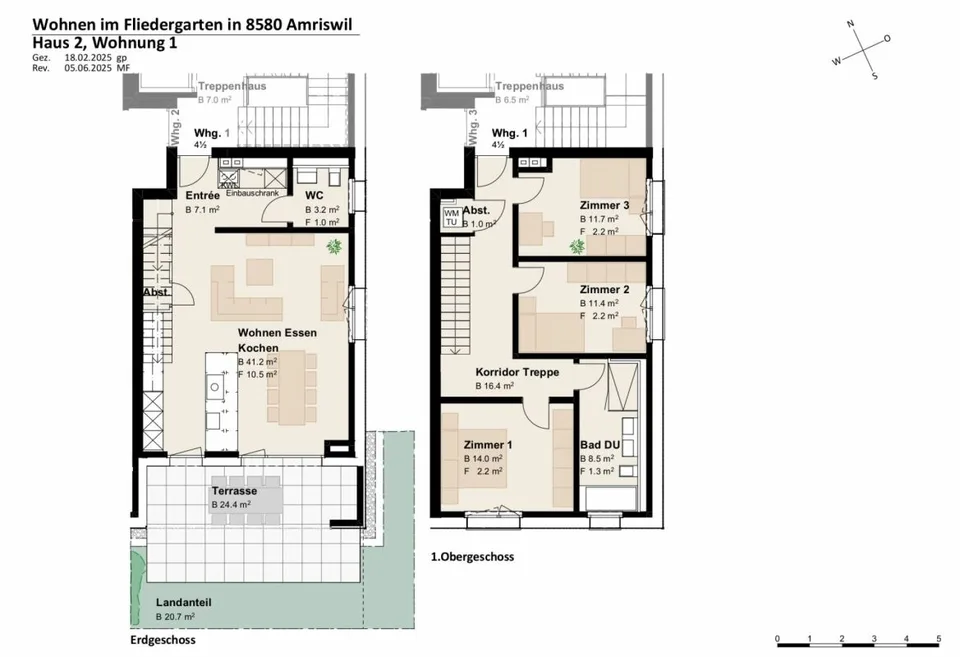 New construction project "Fliedergarten" - modern living with style and sustainability - high-quality garden maisonette