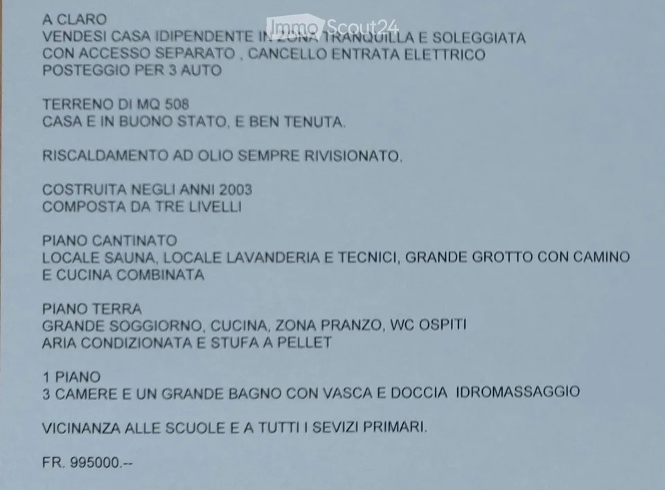 Casa unifamiliare