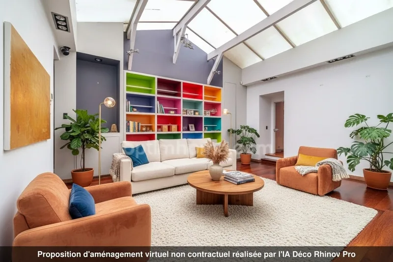 loft avec verrière et patio interieur à vendre 8 pièces 3 chambres