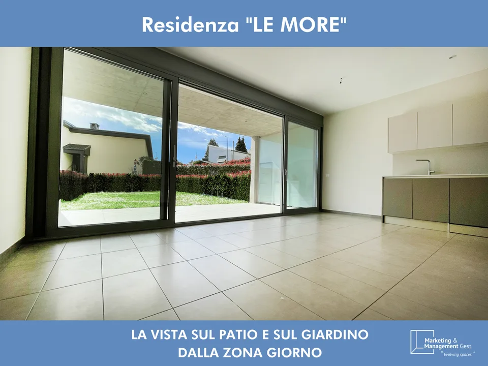 3 LOC. LUMINOSO, RECENTE, DI PREGIO CON AMPIO GIARDINO
