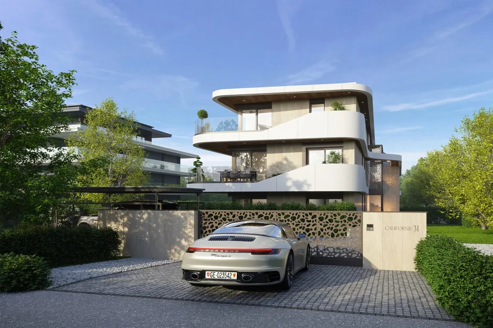 Appartements der gehobenen Klasse mit Garten in Vésenaz