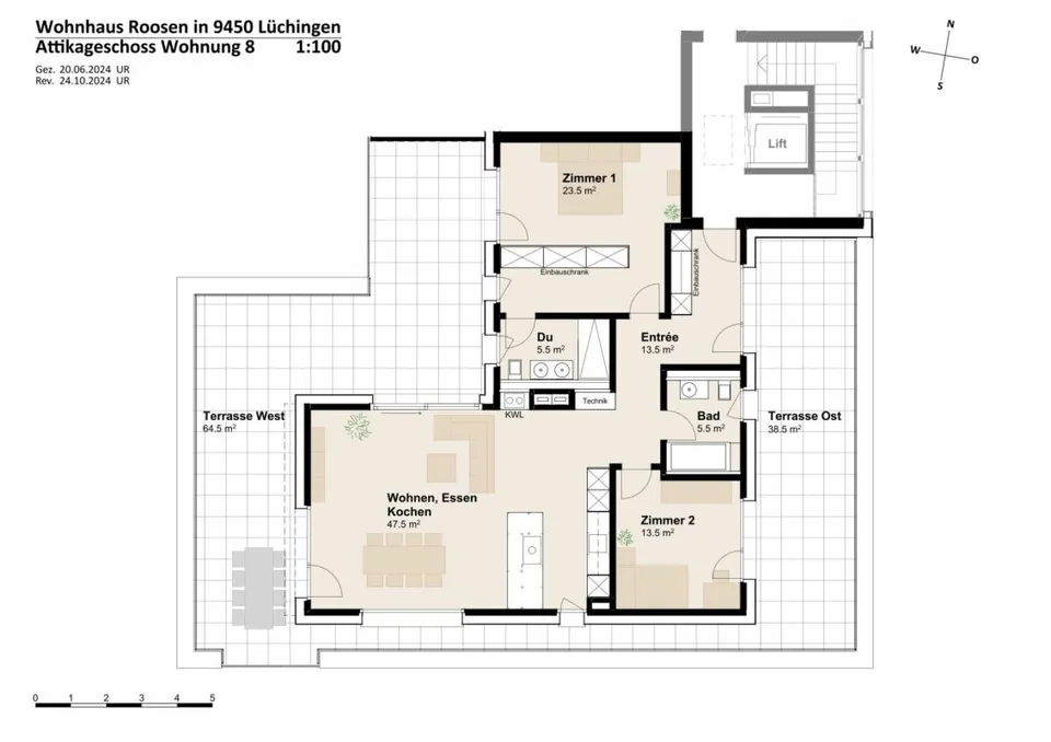 Appartement attique extrêmement haut de gamme avec terrasse immense et vue panoramique magnifique – photo 15 sur 34