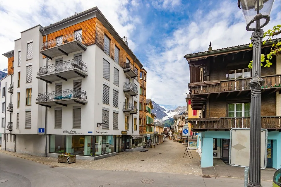 3.5 Zimmer-Ferienwohnung Villa Maria im Dorfzentrum von Engelberg