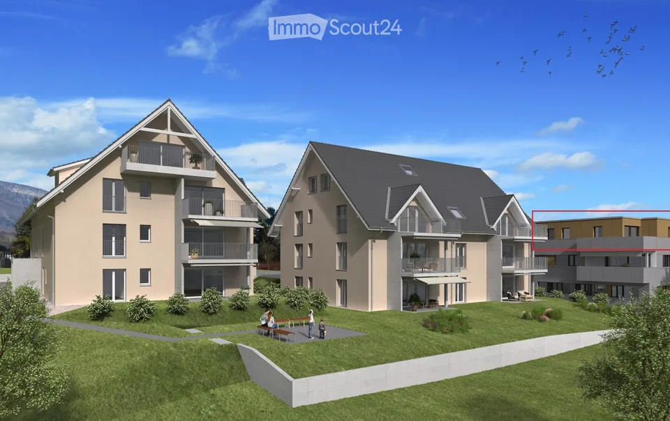 Appartement de charme en attique de 4,5 pièces avec terrasse
