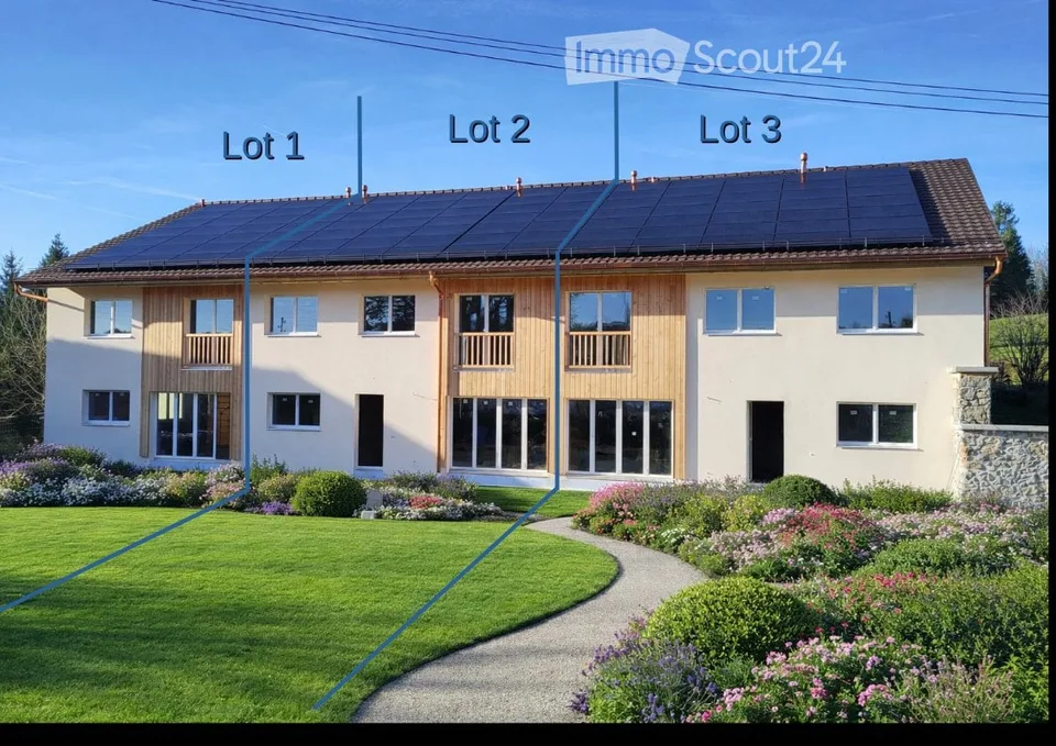 Maisons mitoyennes dans un écrin de verdure
