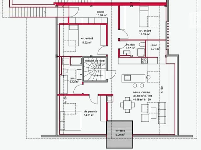 Wohnung 4.5 Zimmer in Montet (Glâne) Charmant und geräumig