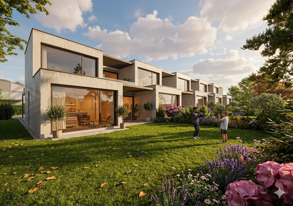 Villa D : Villa neuve contemporaine HPE à Veyrier !