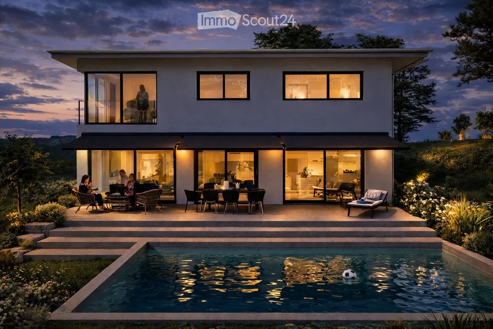 Neuf - Villa contemporaine 5,5 pièces à construire – Vue lac & permis obtenu