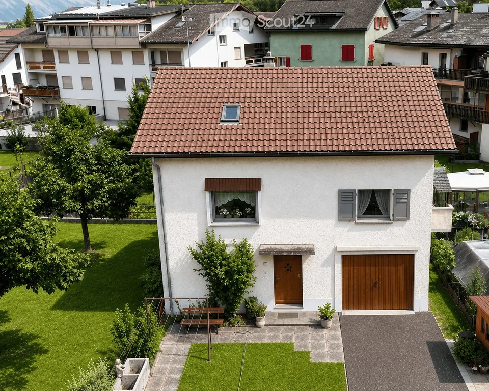 Sonniges Einfamilienhaus mit Garten & Waldstück in Turtmann