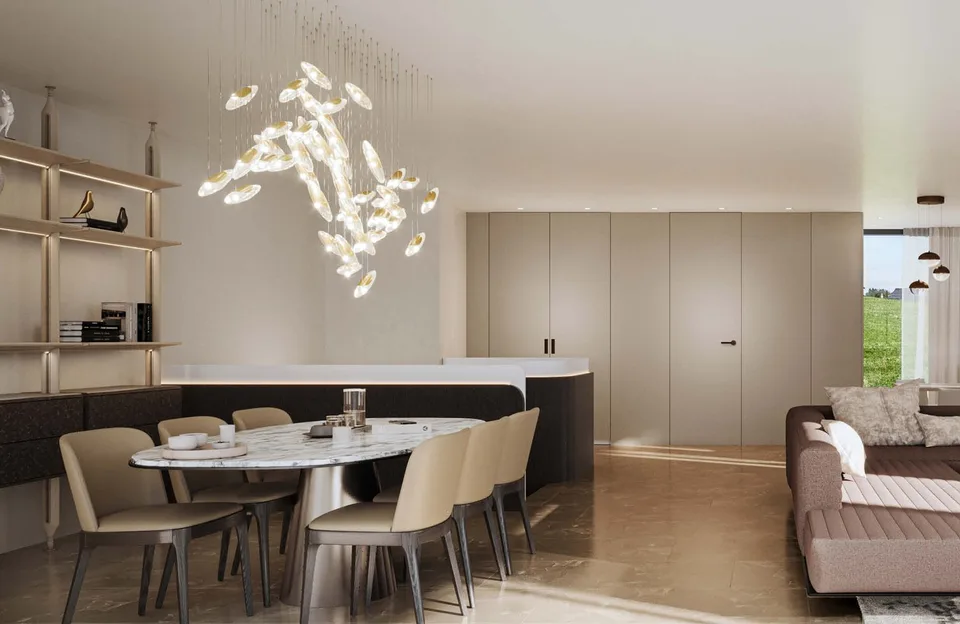 4.5-Room Luxury Maisonette Apartment with Spacious Terrace in Eich LU