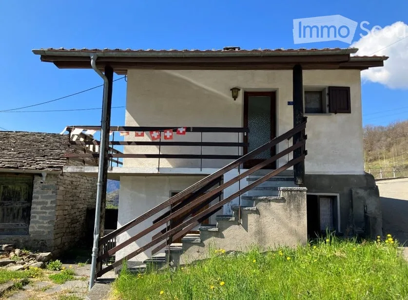 (Ferien-) Haus und Stall/Rustico in Sta. Maria im Calancatal