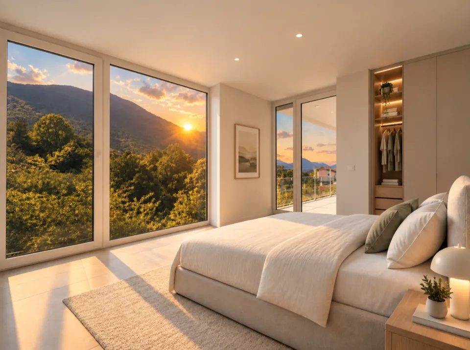 Wohnung mit Terrasse und herrlicher Aussicht auf Lugano und die Berge – Foto 5 von 11
