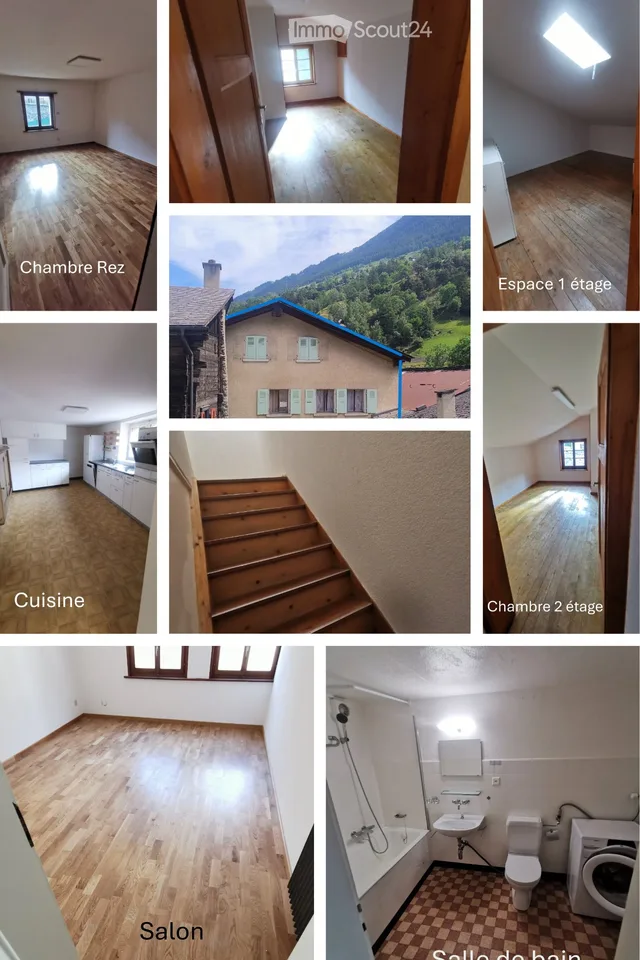 Appartement 4,5-5 pièces Orsières à 10' du Châble