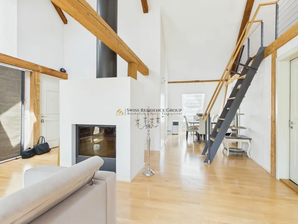 Habitation exclusive avec galerie, cheminée et lac de Zurich à distance de marche