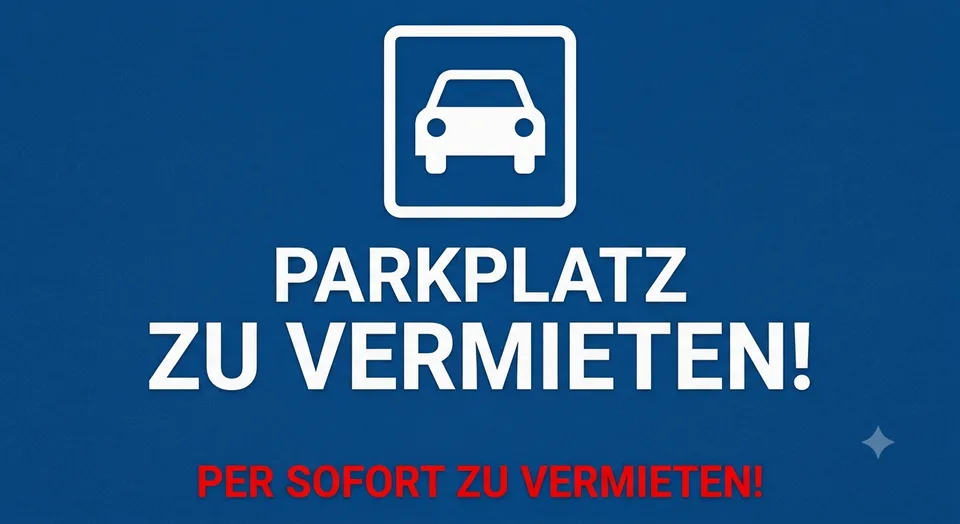 Parkplatz in Tiefgarage zu vermieten
