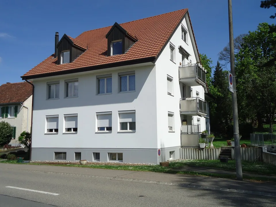 helle, sonnige, ruhige, renovierte 3-Zimmer-Wohnung mit Gartensitzplatz