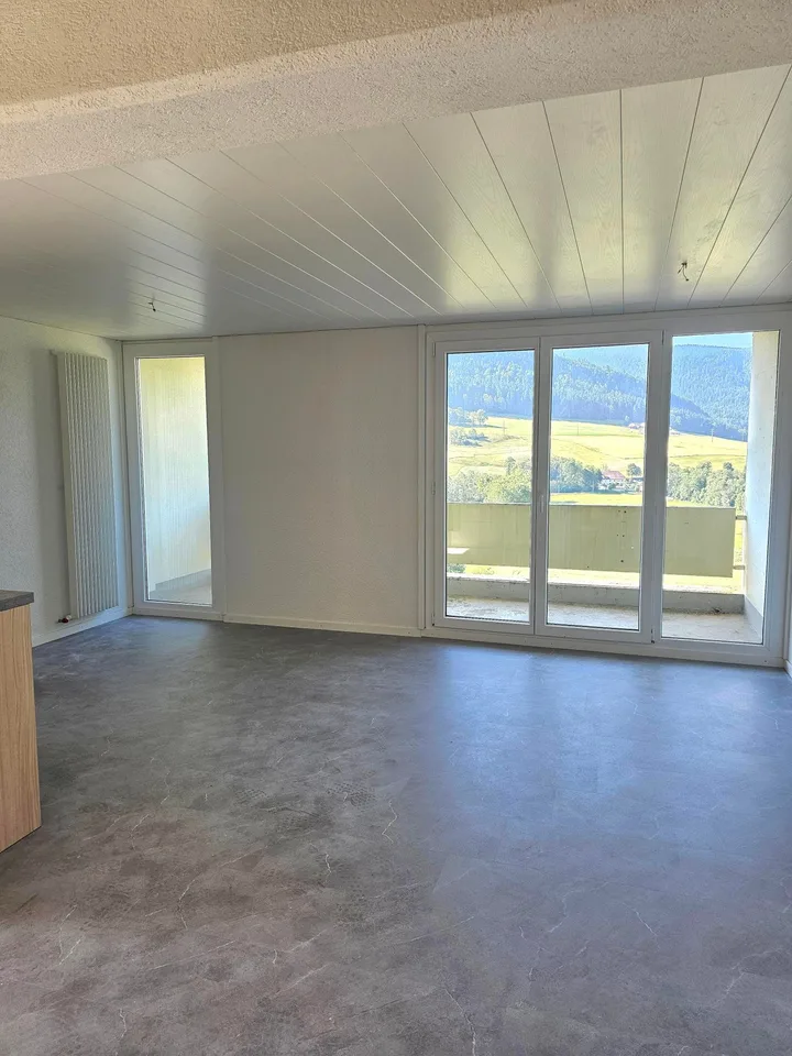 Appartement rénové de 4 pièces avec balcons et jolie vue