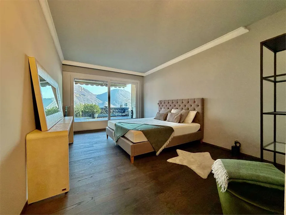 Wohnung 3.5 Zimmer mit Seeblick zur Miete in Porza (Lugano) – Foto 9 von 13