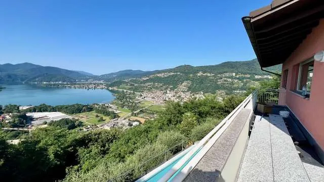 Lugano Muzzano Villa con vista lago mozzafiato piscina e bella terrazz – foto 6 di 22