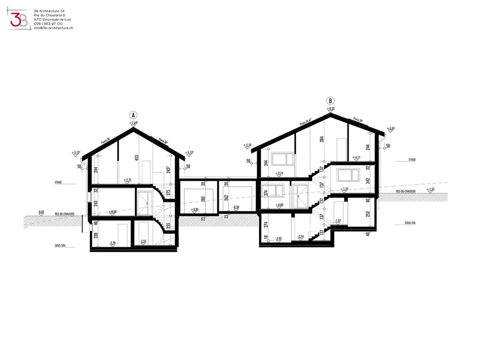 Neue Doppelhaushälfte mit 5,5 Zimmern, 587 m² Grundstück, Payerne – Foto 10 von 21