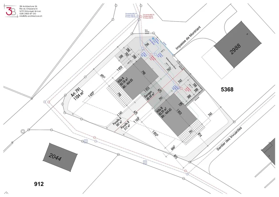 Neue Doppelhaushälfte mit 5,5 Zimmern, 587 m² Grundstück, Payerne – Foto 6 von 21