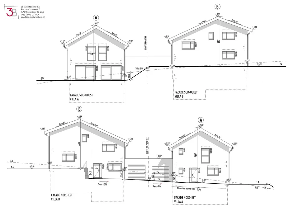 Neue Doppelhaushälfte mit 5,5 Zimmern, 587 m² Grundstück, Payerne – Foto 11 von 21