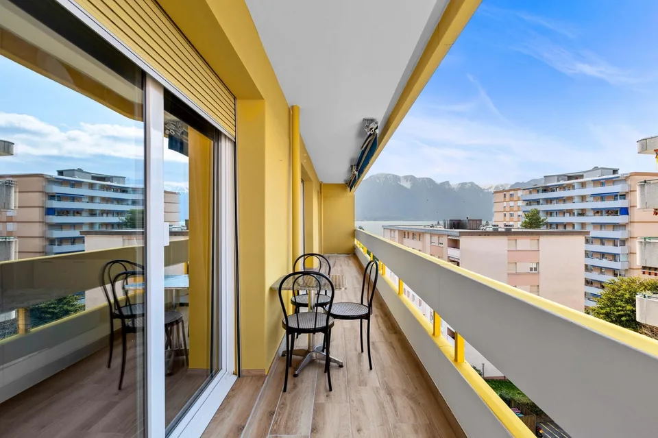 Incantevole appartamento di 3.5 locali con balcone e vista sul lago