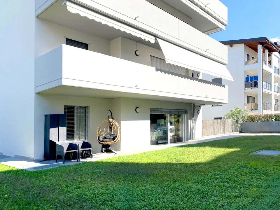 Appartamento 3,5 locali con giardino e posteggi - residenza secondaria