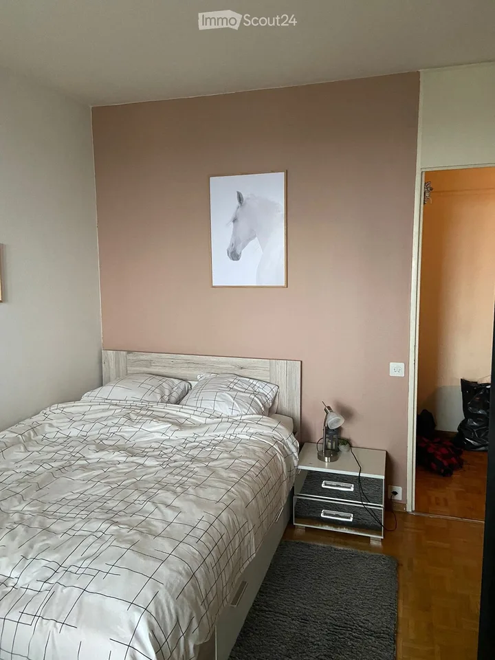 Chambre colocation salle de bain indépendante balcon