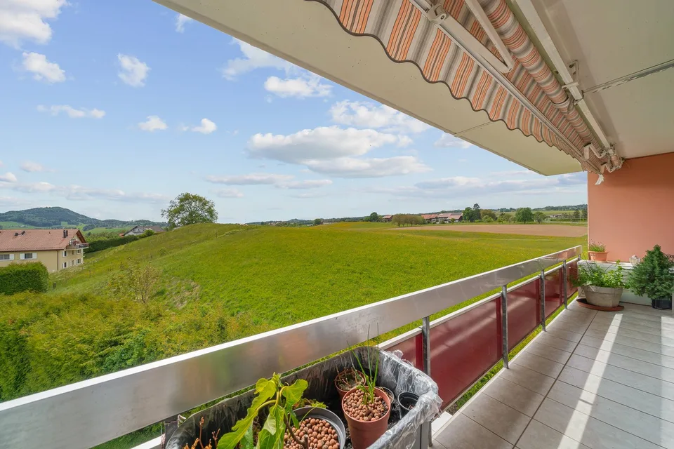 Incantevoli 4,5 locali - bella vista, posizione ideale vicino ai trasporti pubblici - garage individuale