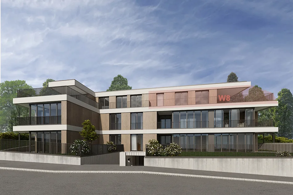 Exklusive Attikawohnung mit grosser Attikaterrasse und hoher Energieeffizienz. Neue Preise! - W8