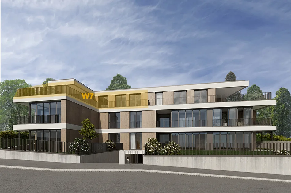 Exklusive Attikawohnung mit grosser Attikaterrasse und hoher Energieeffizienz. Neue Preise! - W7